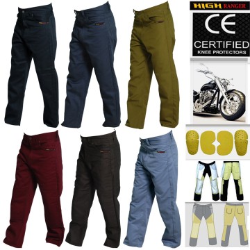 Men Motorbike Jeans Pants Reinforced with DuPont™ Kevlar® fiber